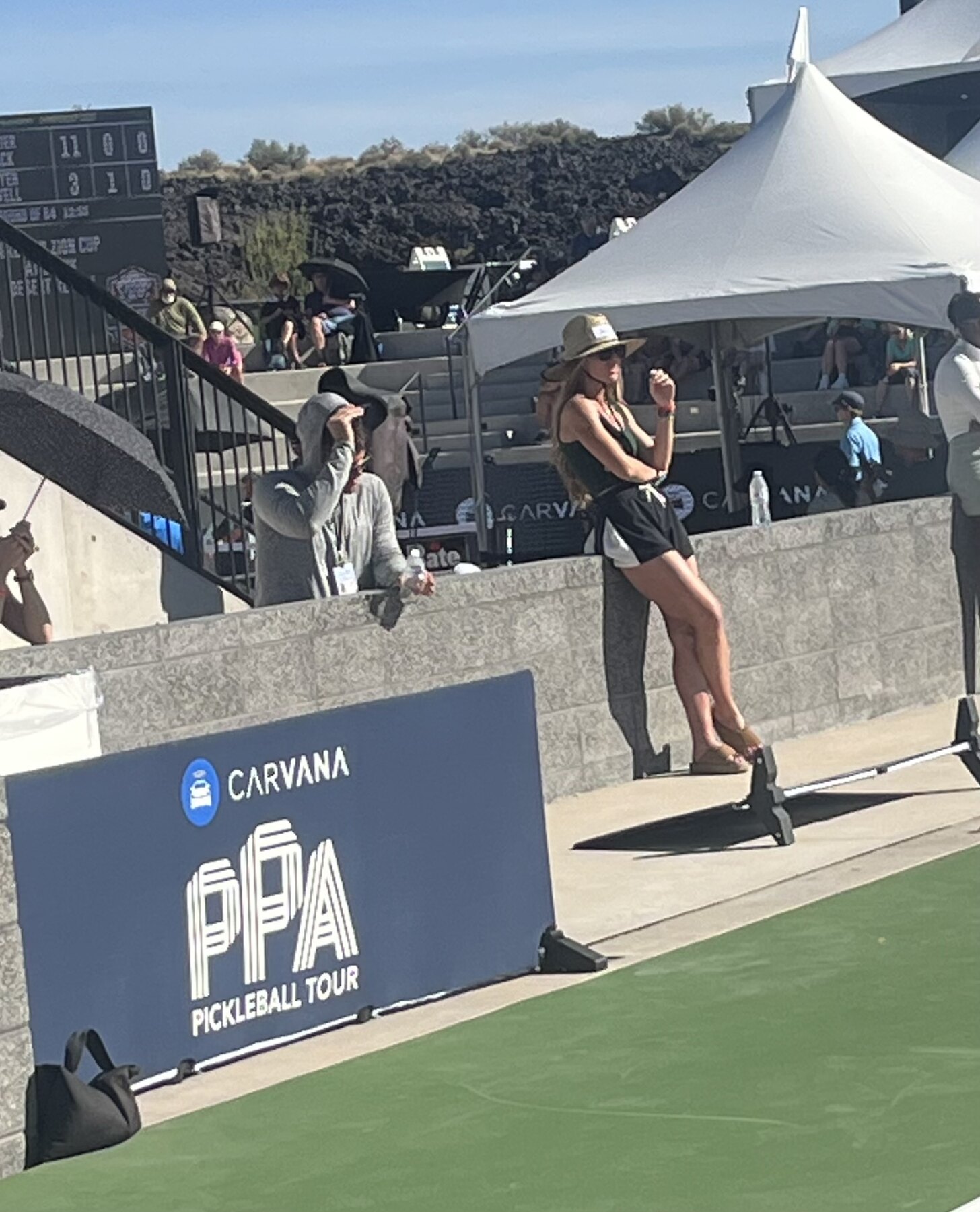 PPA Pickleball Tour court sideline